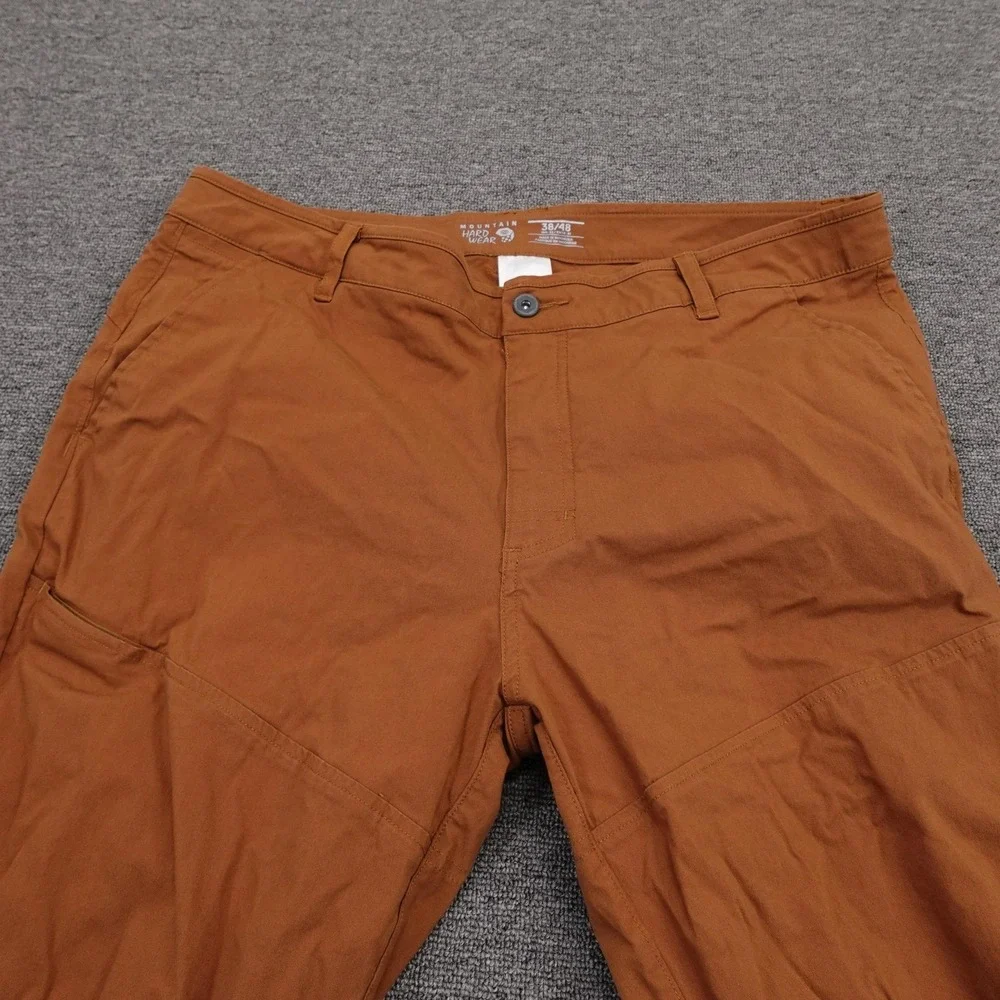Mountain Hardwear Pants Mens 38x32 Brown AP Pant Hiking Stretch Zip Pocket